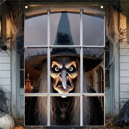 FrightFrame™ – Super Scary Halloween Door & Window Decoration