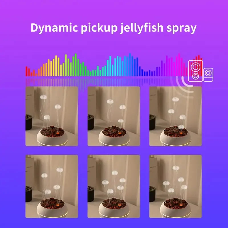 AquaLume™ – Jellyfish Air Humidifier with Aromatherapy & Remote Control