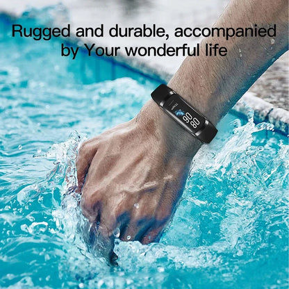 CoreTrack™ – Unisex AMOLED Smart Band for Sport & Wellness