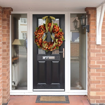 Harvest Bloom™ – Classic Autumn Wreath with Hydrangea Flowers