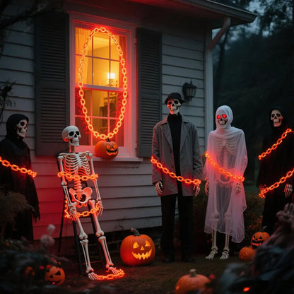 FrightLink™ – Halloween Decorative Light Chain for Spooky Yards & Parties