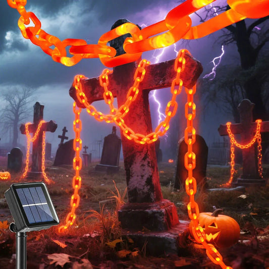FrightLink™ – Halloween Decorative Light Chain for Spooky Yards & Parties