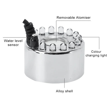 SpookGlow™ – Mini LED Pumpkin Fogger & Water Fountain for Festive Decor