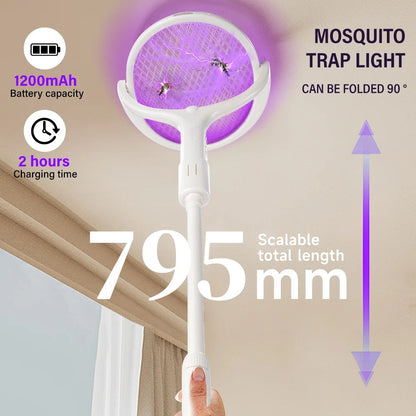 Rechargeable 5-in-1 mosquito killer lamp with 3500V power – Insectra™