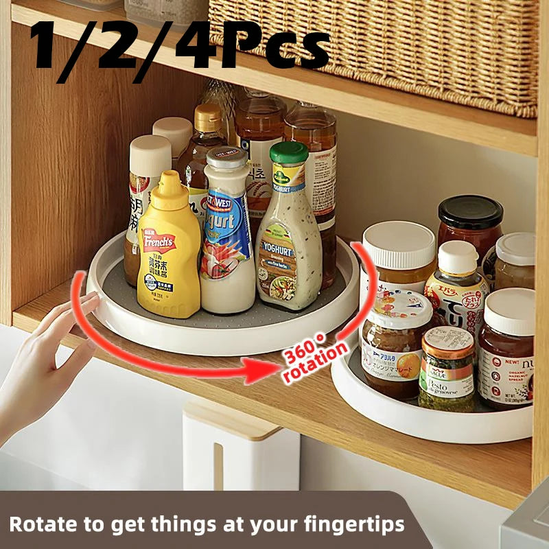 KitchenGlide™ – Multi-Functional 360° Rotatable Organiser