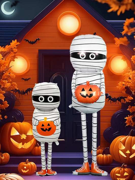 BooBlast™ – Mummy & Pumpkin Halloween Party Balloon Decoration