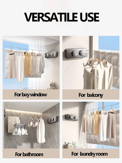 FlexiLine™ – Extendable Indoor & Outdoor Laundry Clothesline