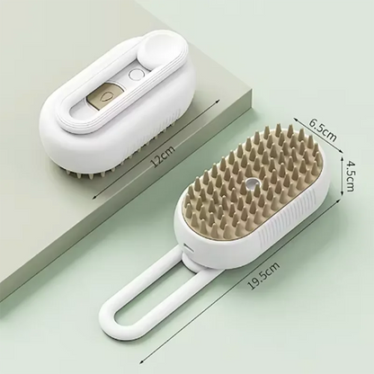 SteamPaws™ – 3-in-1 Electric Grooming Brush with Spray & Massage