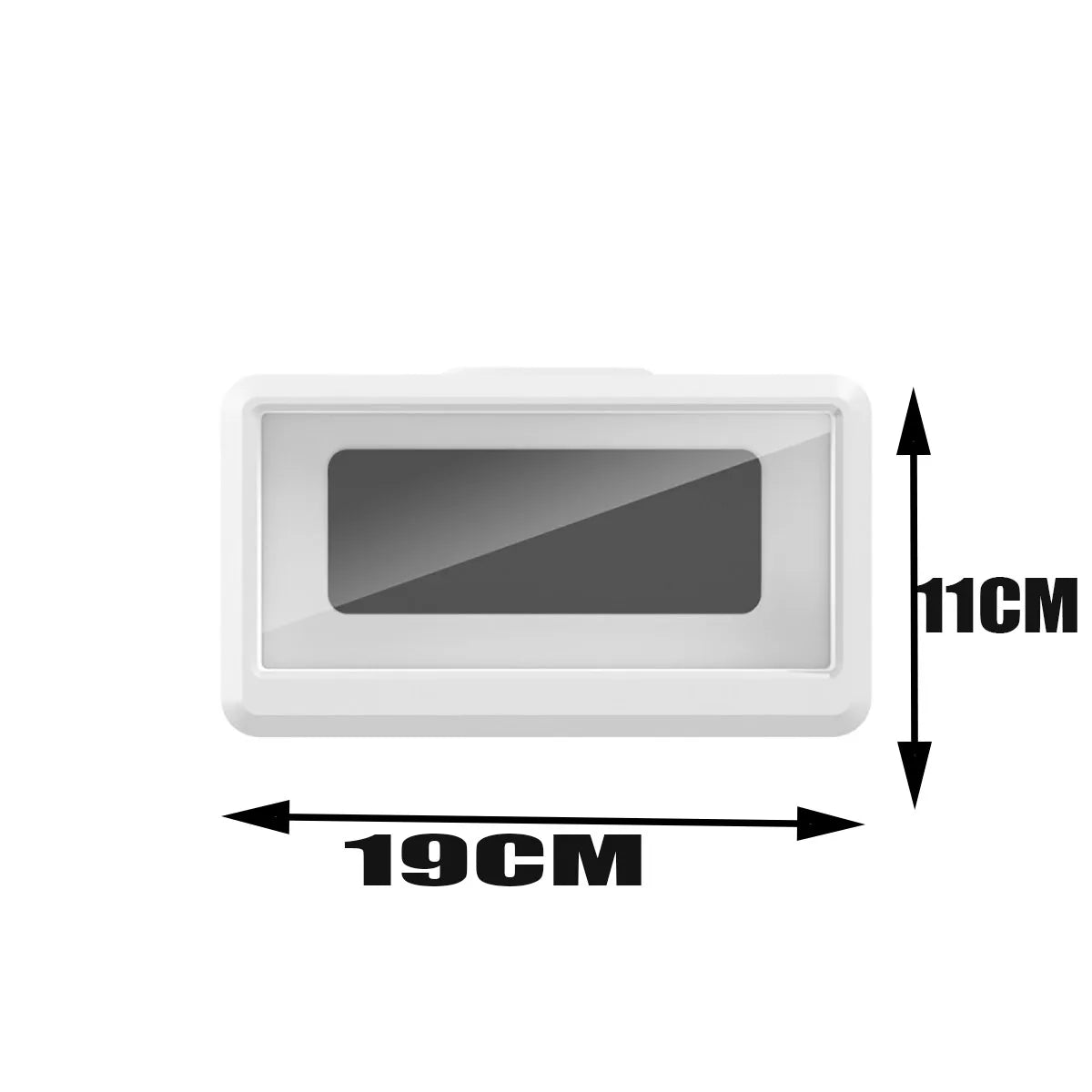 HydroView™ – Self-Adhesive Bathroom Phone Holder with Clear Touch Screen