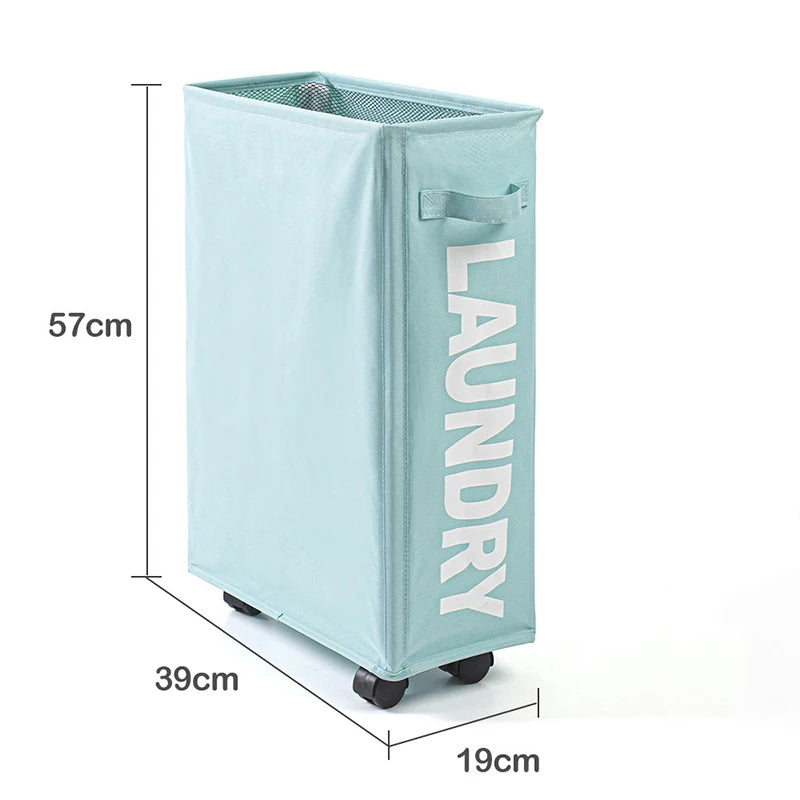 FlexiTote™ – Multifunctional Laundry & Storage Basket with Wheels