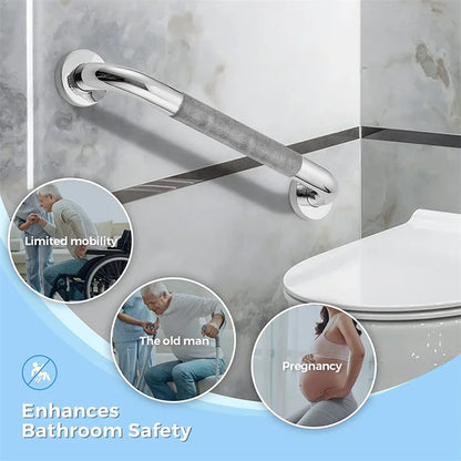 StabilityBar™ – Anti-Slip Stainless Steel Support Rail for Bathroom Safety