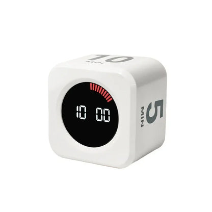 TimeCube Pro™ – Silent Digital Timer with Gravity Sensor & Type-C Charging