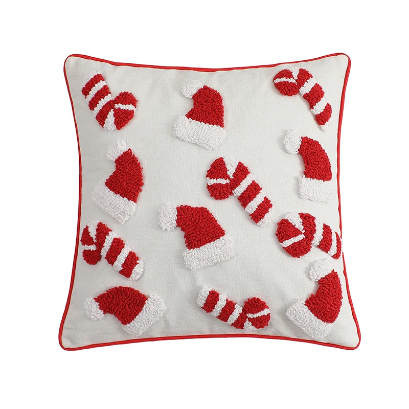 MerryLuxe – Elegant Christmas Cushion Cover for Home & Party Décor