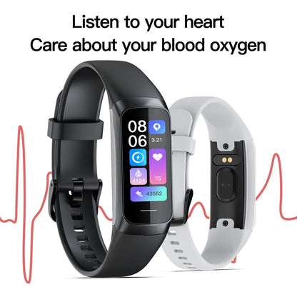 CoreTrack™ – Unisex AMOLED Smart Band for Sport & Wellness