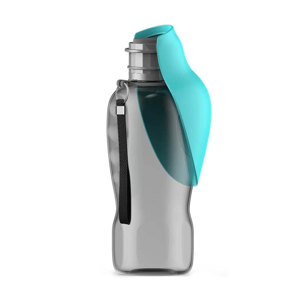 PawHydrate™ – Foldable Pet Water Bottle with Leaf Cup for Travel & Walking