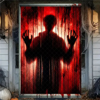 FrightFrame™ – Super Scary Halloween Door & Window Decoration