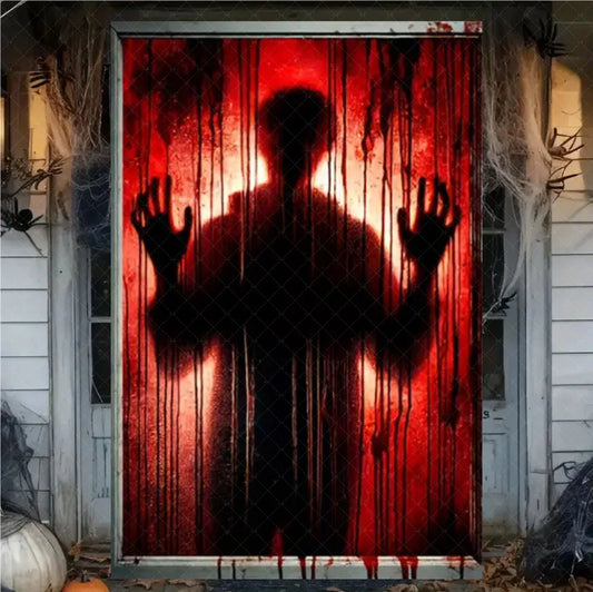 FrightFrame™ – Super Scary Halloween Door & Window Decoration