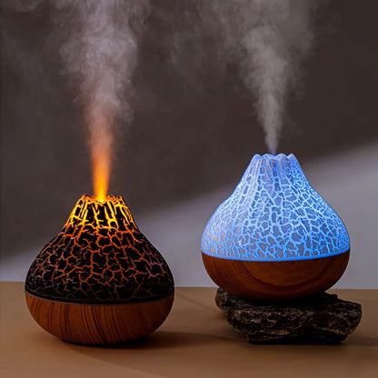 Desktop Volcano Air Humidifier with LED Mood Lights