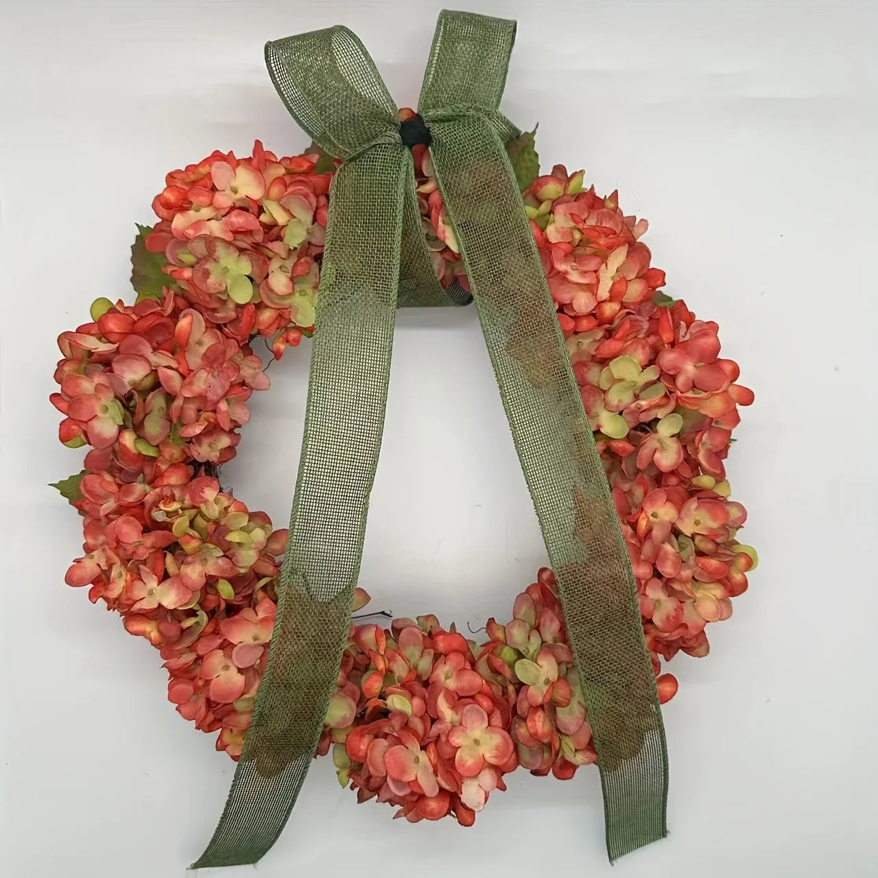 Harvest Bloom™ – Classic Autumn Wreath with Hydrangea Flowers