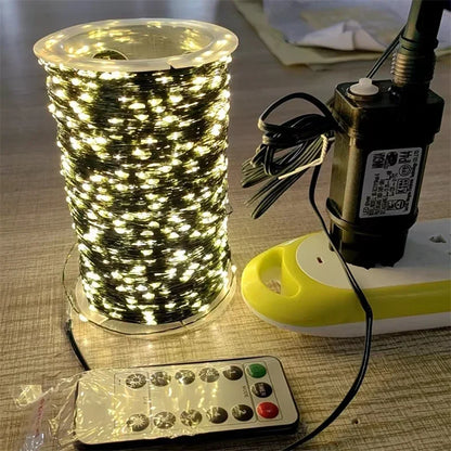 1000-LED Waterproof Christmas String Lights 110–220V