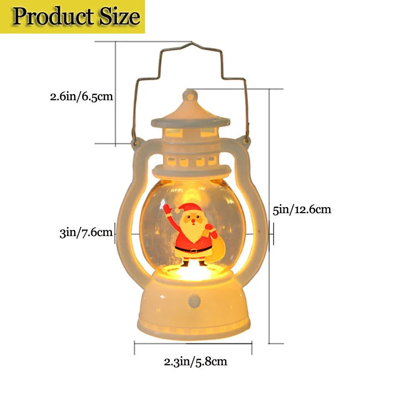 SantaGlow – Portable LED Christmas Lantern
