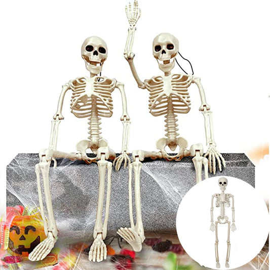 SpineChiller™ – 40cm Posable Human Skeleton Halloween Decoration
