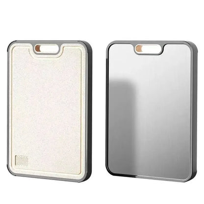 PureSlice™ – Food-Grade Titanium Chopping Board, Double-Sided Design