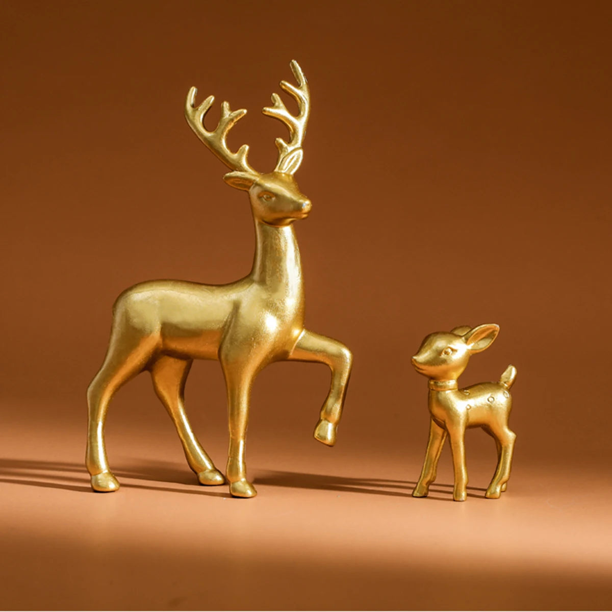 AureliaFawn – Mother & Baby Deer Sculpture Set