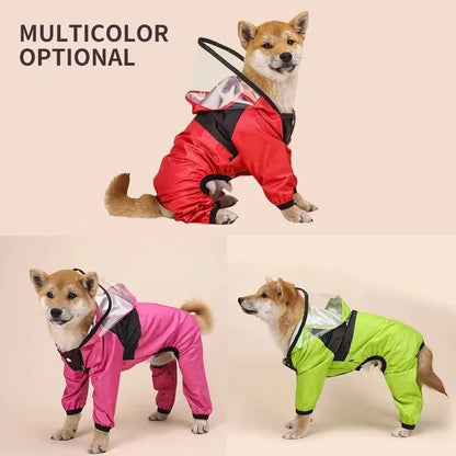 RainRover™ – Waterproof Dog Raincoat & Windbreaker