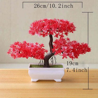 TranquilTree™ – Lifelike Artificial Bonsai in Pot for Home & Office Décor