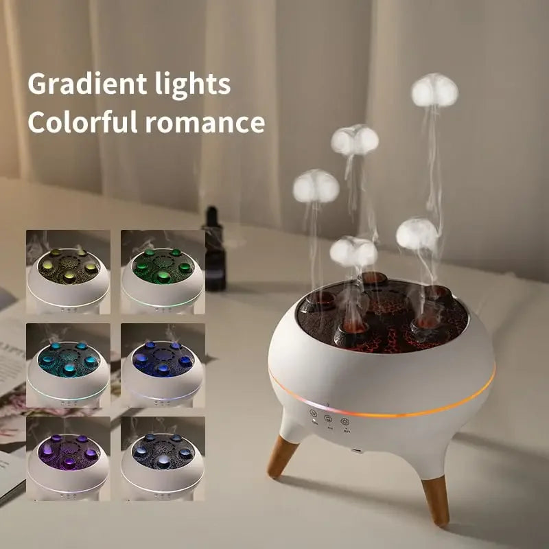 AquaLume™ – Jellyfish Air Humidifier with Aromatherapy & Remote Control