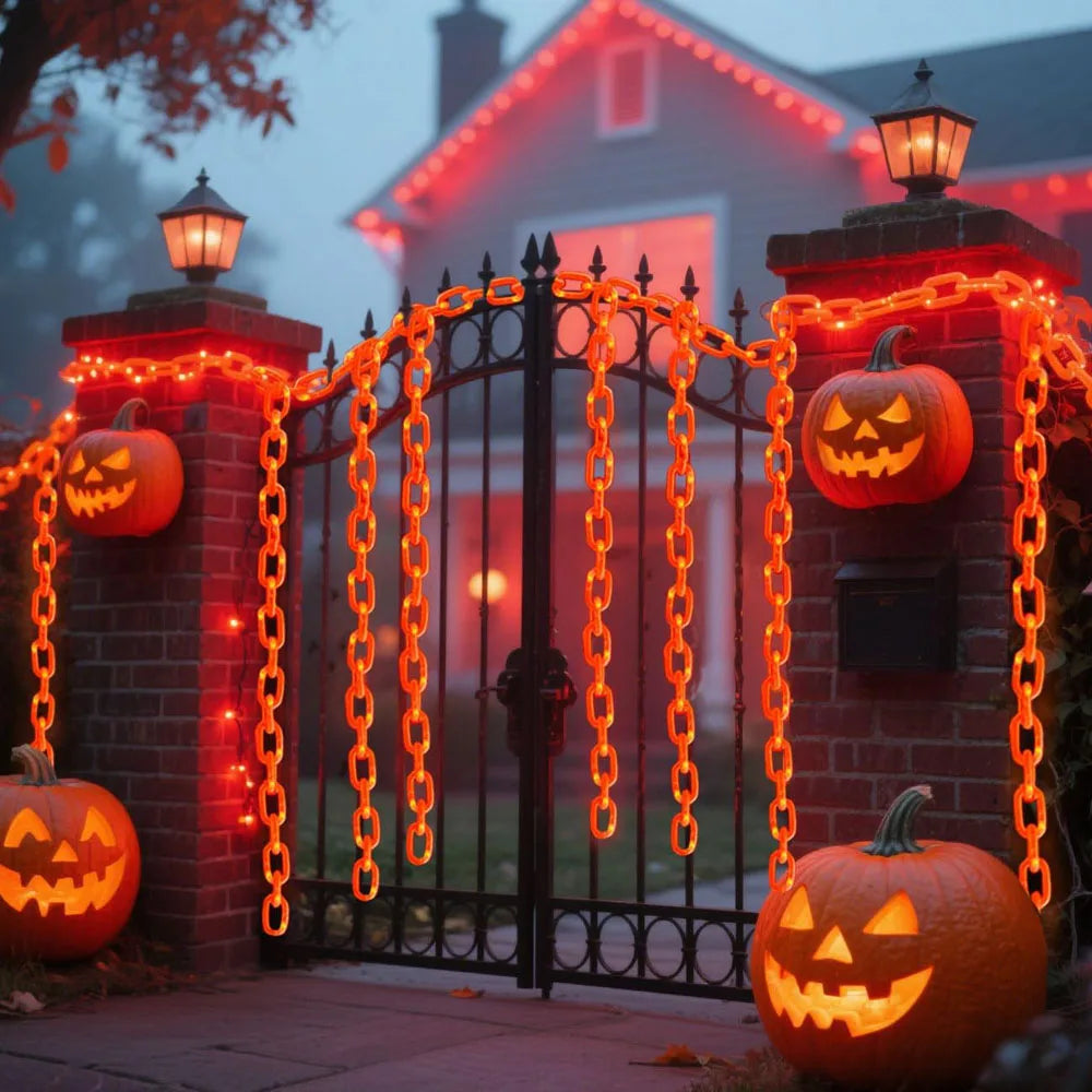 FrightLink™ – Halloween Decorative Light Chain for Spooky Yards & Parties