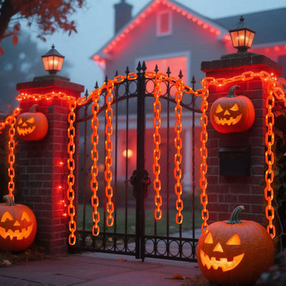 FrightLink™ – Halloween Decorative Light Chain for Spooky Yards & Parties