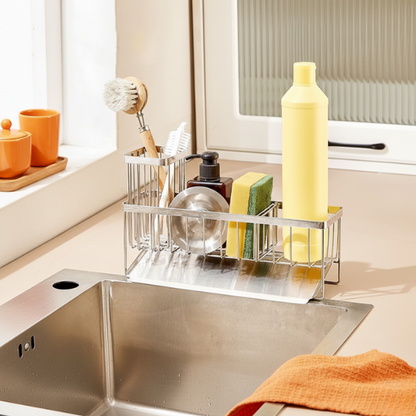 Sink Caddy - Premium Stainless Steel Kitchen Organiser