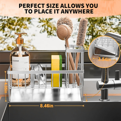 Sink Caddy - Premium Stainless Steel Kitchen Organiser