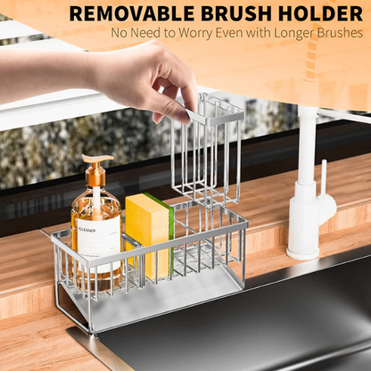 Sink Caddy - Premium Stainless Steel Kitchen Organiser