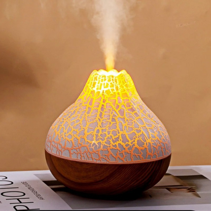 Desktop Volcano Air Humidifier with LED Mood Lights